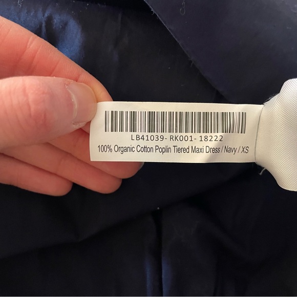 Quince Navy Tiered Maxi Dress - Picture 12 of 16